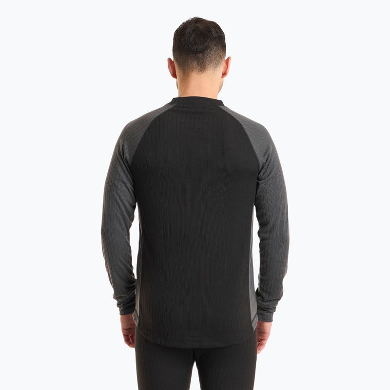 Komplet bielizny termoaktywnej męskiej Pinewood Finnveden Base Layer black/dark grey 3