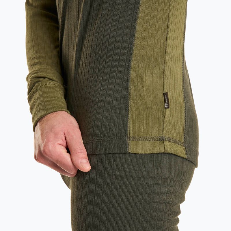 Komplet bielizny termoaktywnej męskiej Pinewood Finnveden Base Layer d.green/leaf 5
