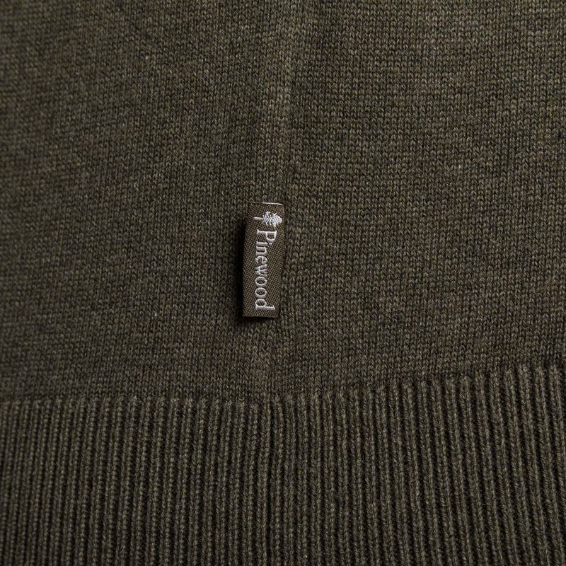 Sweter męski Pinewood Varnamo Crewneck Knitted green mel 4