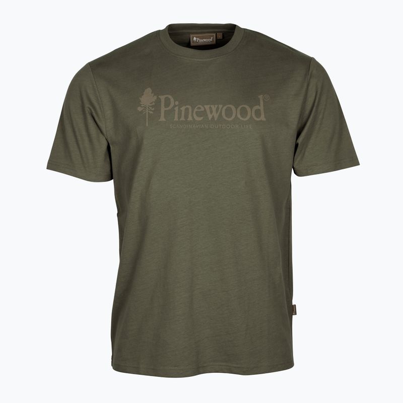 Koszulka męska Pinewood Outdoor Life d.green 3