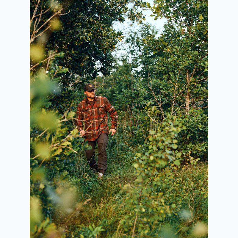 Koszula męska Pinewood Cornwall d.green/d.copper 7