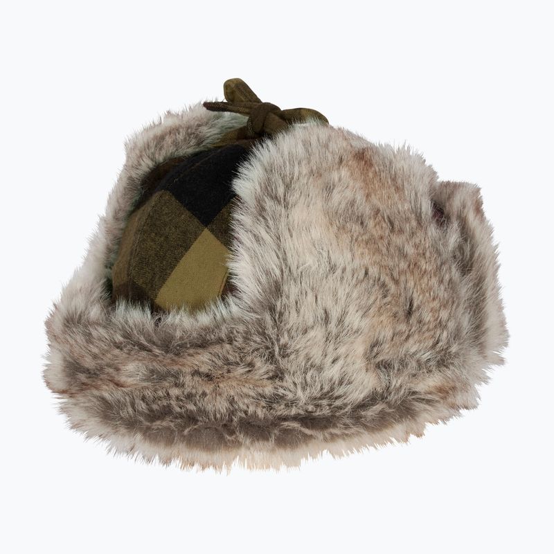 Czapka zimowa Pinewood Classic Checked Fur green / black 4