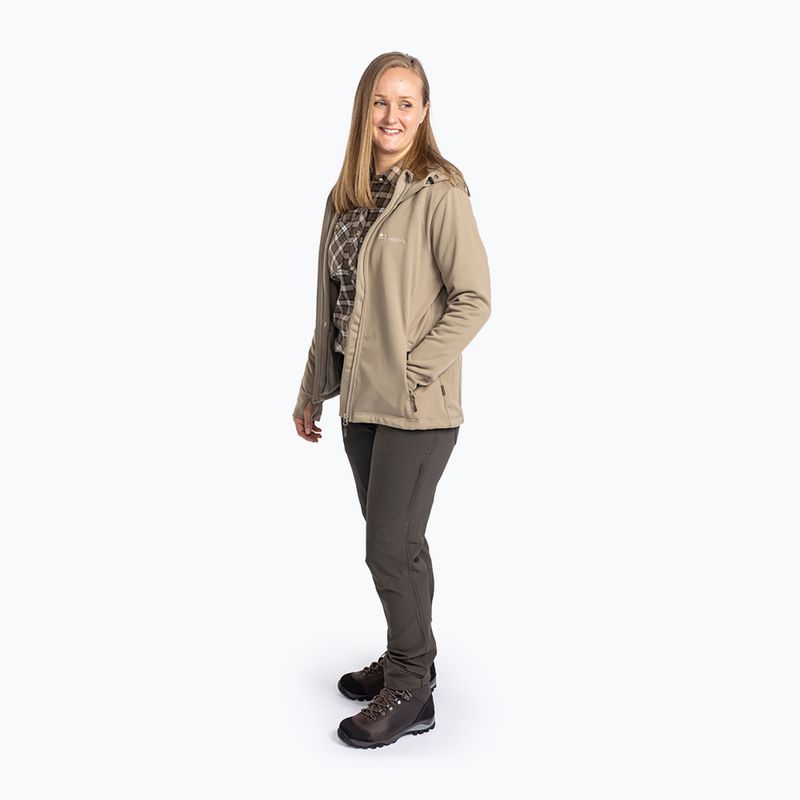 Bluza damska Pinewood Finnveden Hoodie mid khaki 4