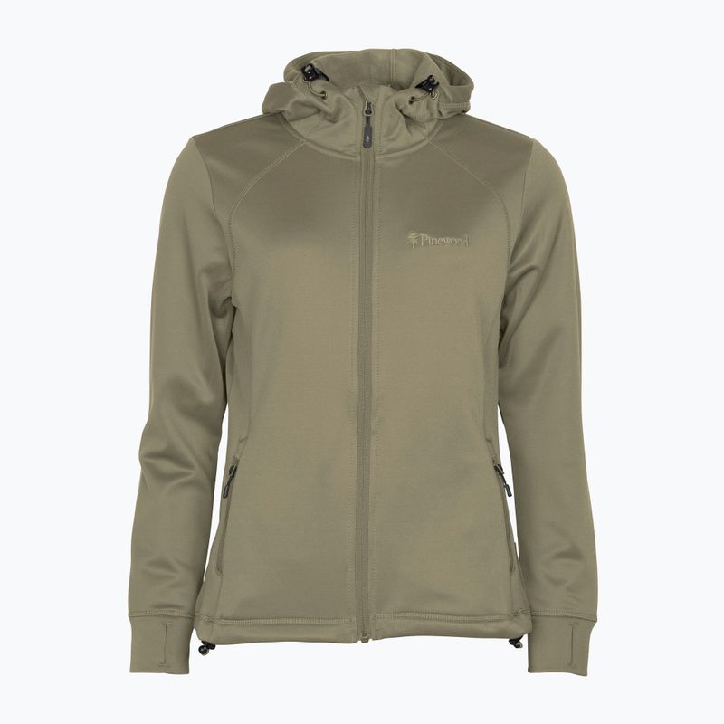 Bluza damska Pinewood Finnveden Hoodie mid khaki 12