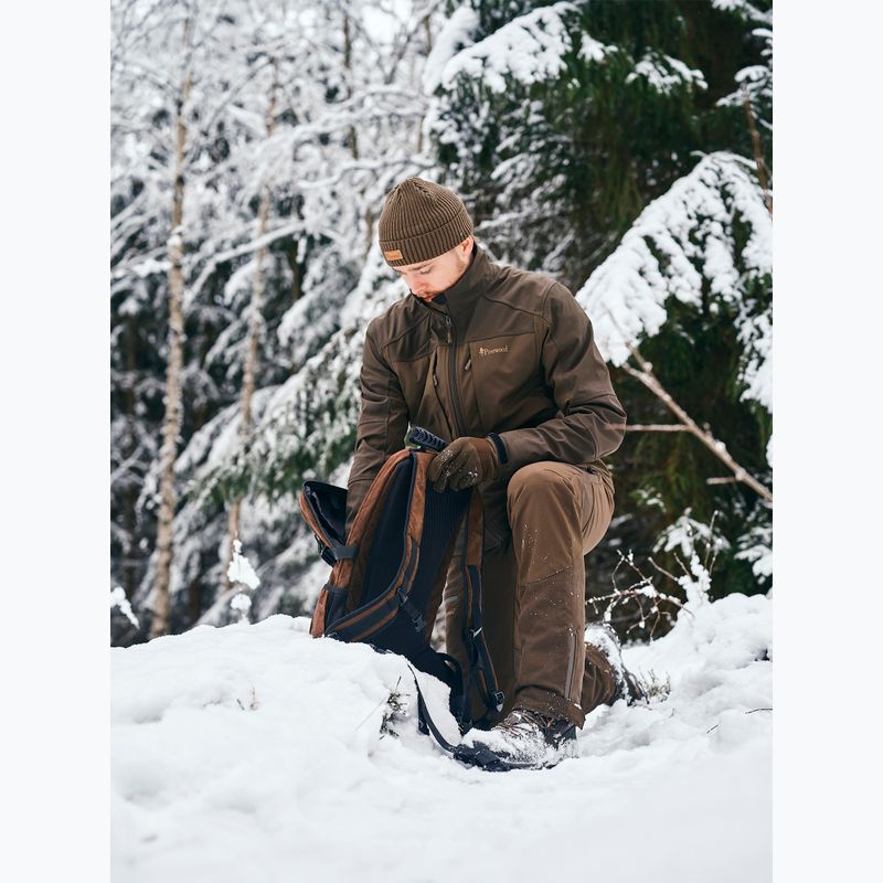Rękawiczki męskie Pinewood Småland Hunters Extreme Fleece h.brown/suede brown 4