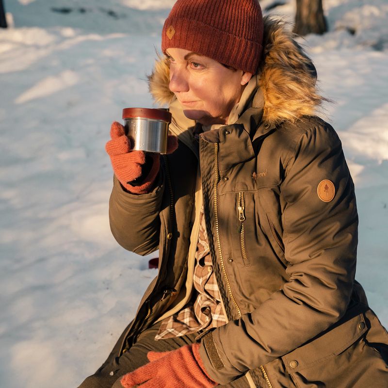 Płaszcz ocieplany damski Pinewood Finnveden Winter Parka d.olive 13