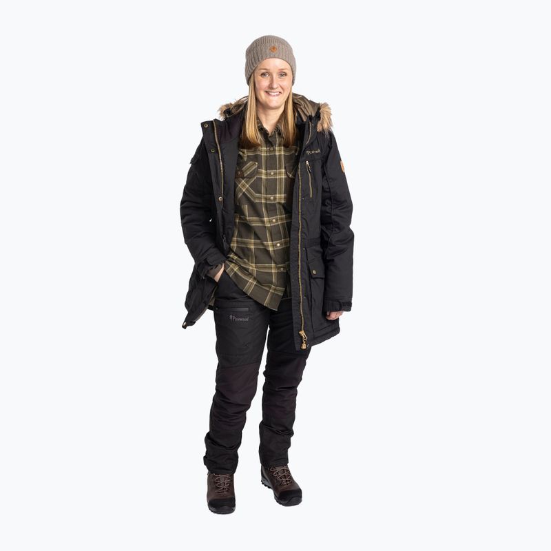 Płaszcz ocieplany damski Pinewood Finnveden Winter Parka black 2