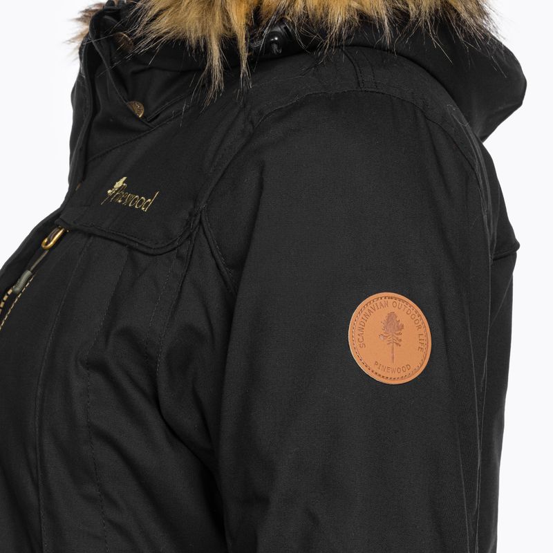 Płaszcz ocieplany damski Pinewood Finnveden Winter Parka black 9