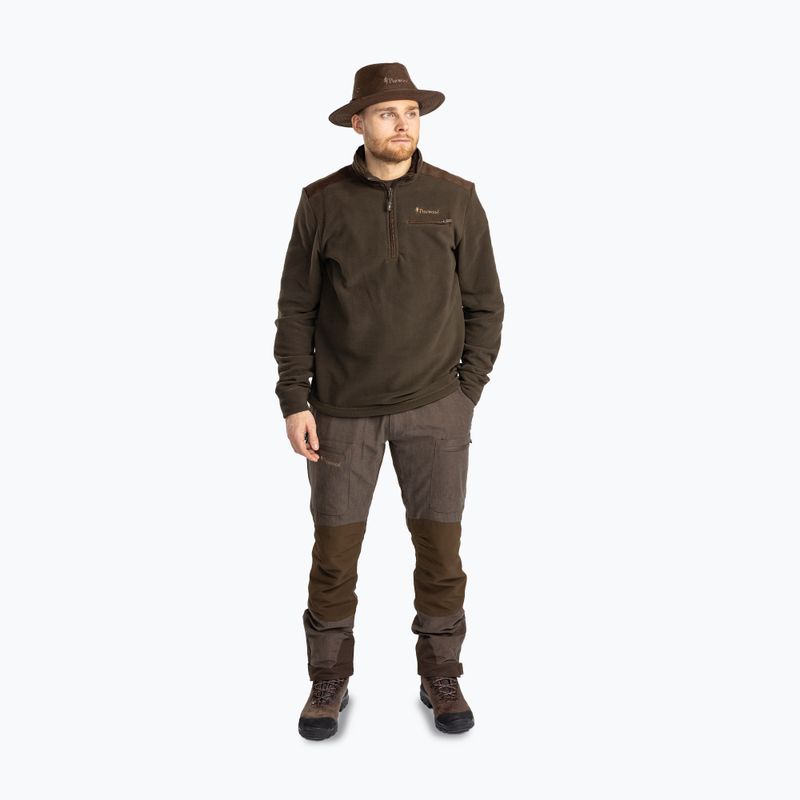Bluza męska Pinewood Småland Hunters Half Zip h.brown 2