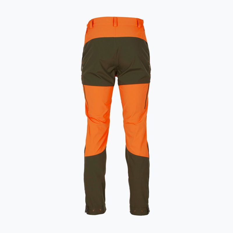 Spodnie z membraną męskie Pinewood Abisko b.orange/mossgreen 6