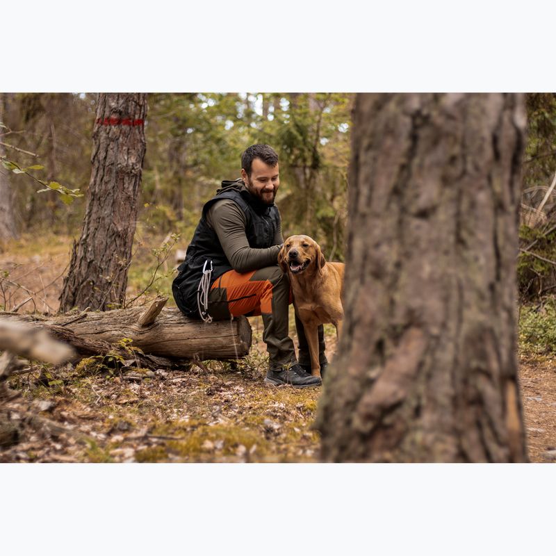 Spodnie z membraną męskie Pinewood Abisko b.orange/mossgreen 8