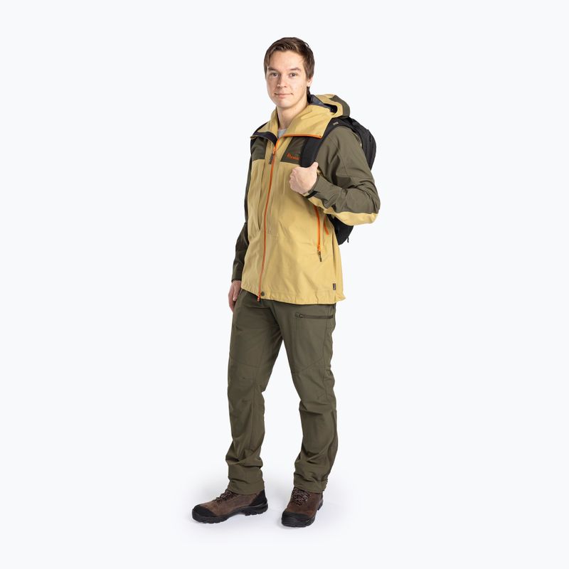 Kurtka przeciwdeszczowa męska Pinewood Abisko Trekking 3L golden hay/moss green 8