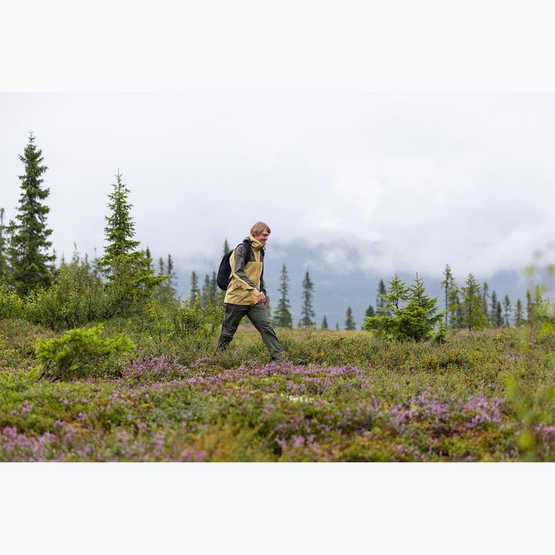 Kurtka przeciwdeszczowa męska Pinewood Abisko Trekking 3L golden hay/moss green 12