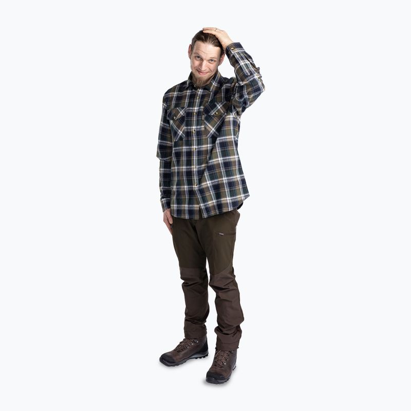 Koszula męska Pinewood Härjedalen green/navy 4