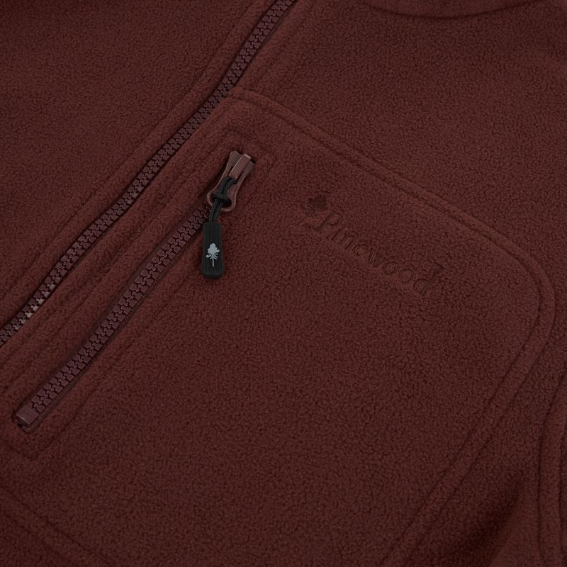 Bluza trekkingowa damska Pinewood Finnveden Fleece earth plum 3