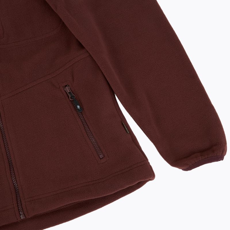 Bluza trekkingowa damska Pinewood Finnveden Fleece earth plum 4