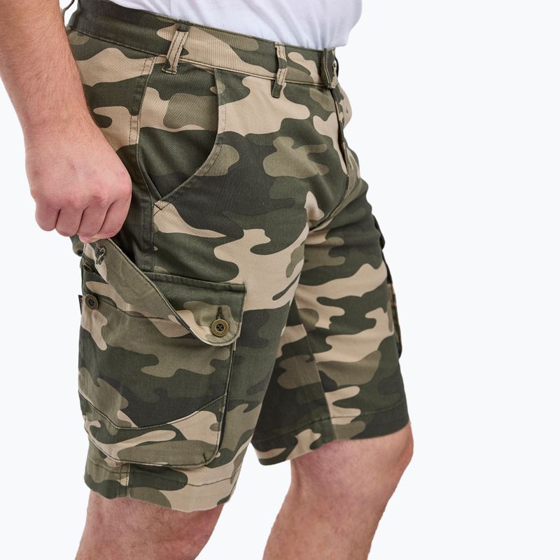 Spodenki trekkingowe męskie Pinewood Värnamo Serengeti khaki camou 3