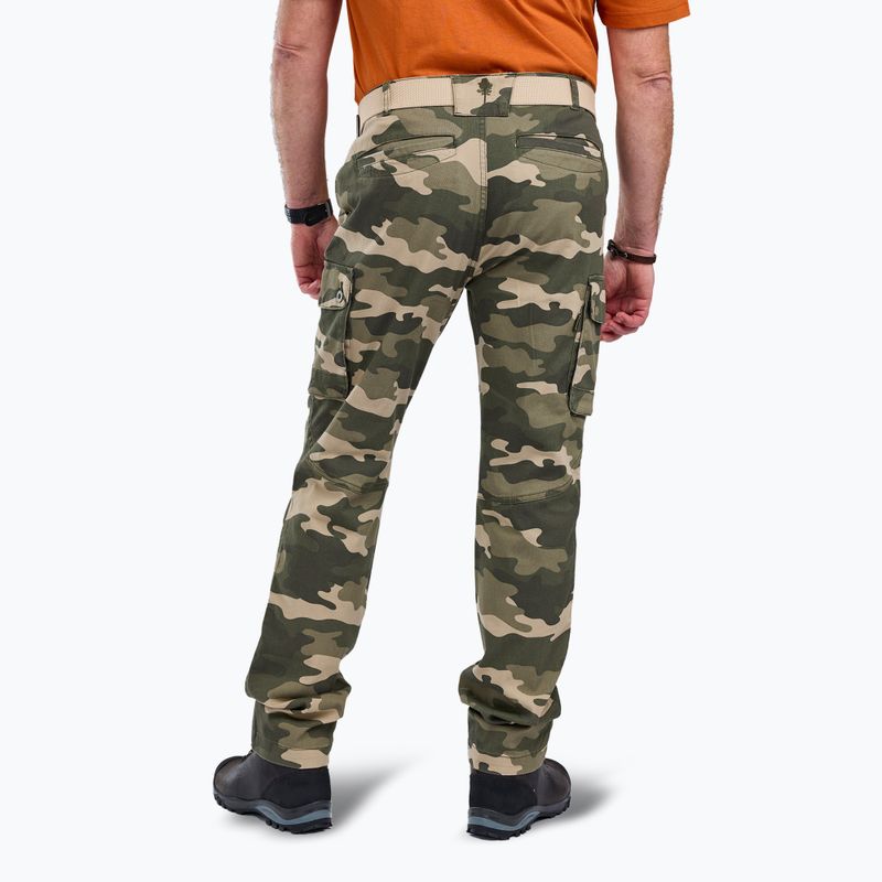 Spodnie trekkingowe męskie Pinewood Värnamo Serengeti khaki camou 2