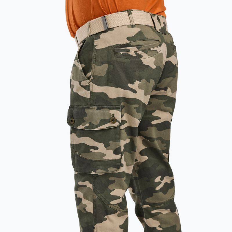 Spodnie trekkingowe męskie Pinewood Värnamo Serengeti khaki camou 4