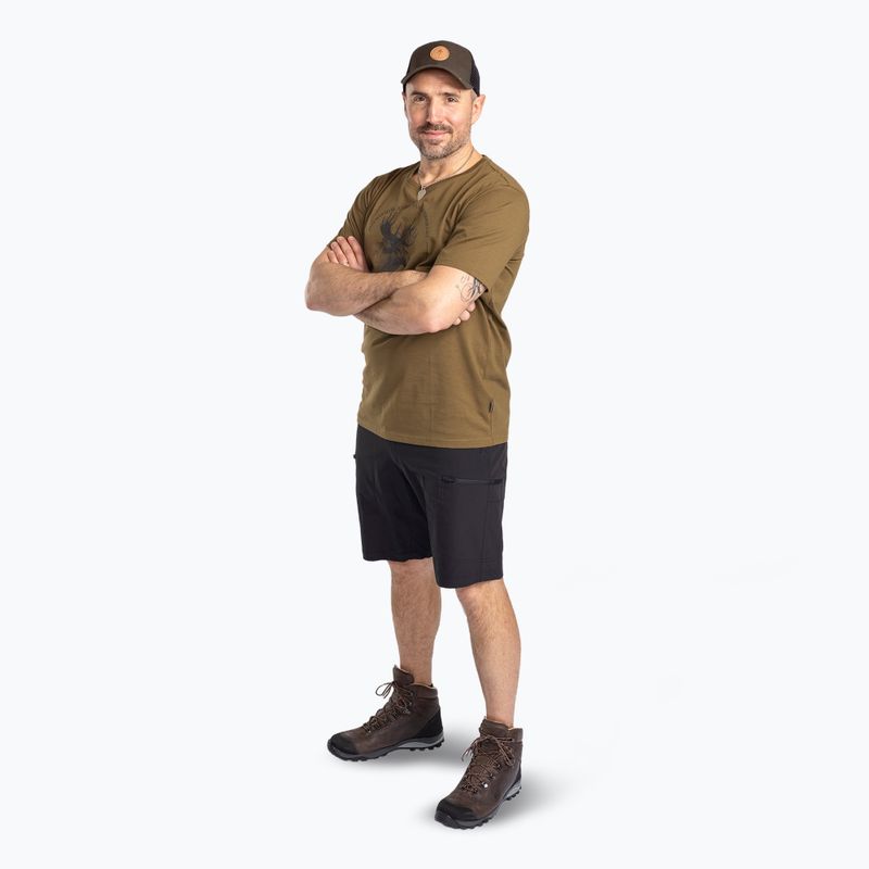 Koszulka męska Pinewood Moose olive 2
