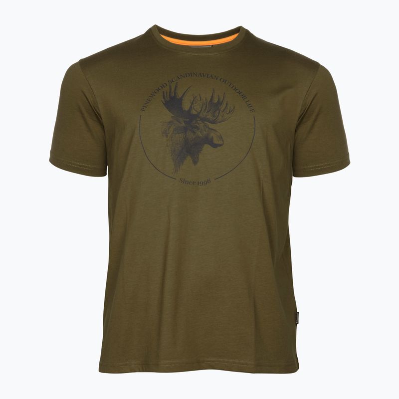 Koszulka męska Pinewood Moose olive 4