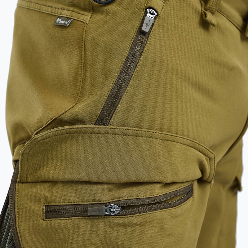 Spodnie trekkingowe męskie Pinewood Furudal Hunters Hybrid Stretch olive green 4