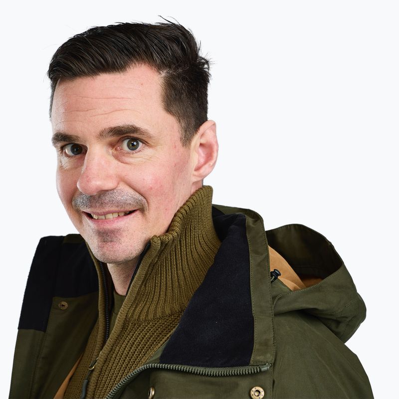 Kurtka przeciwwiatrowa męska Pinewood Nydala Classic 2L moss green 4