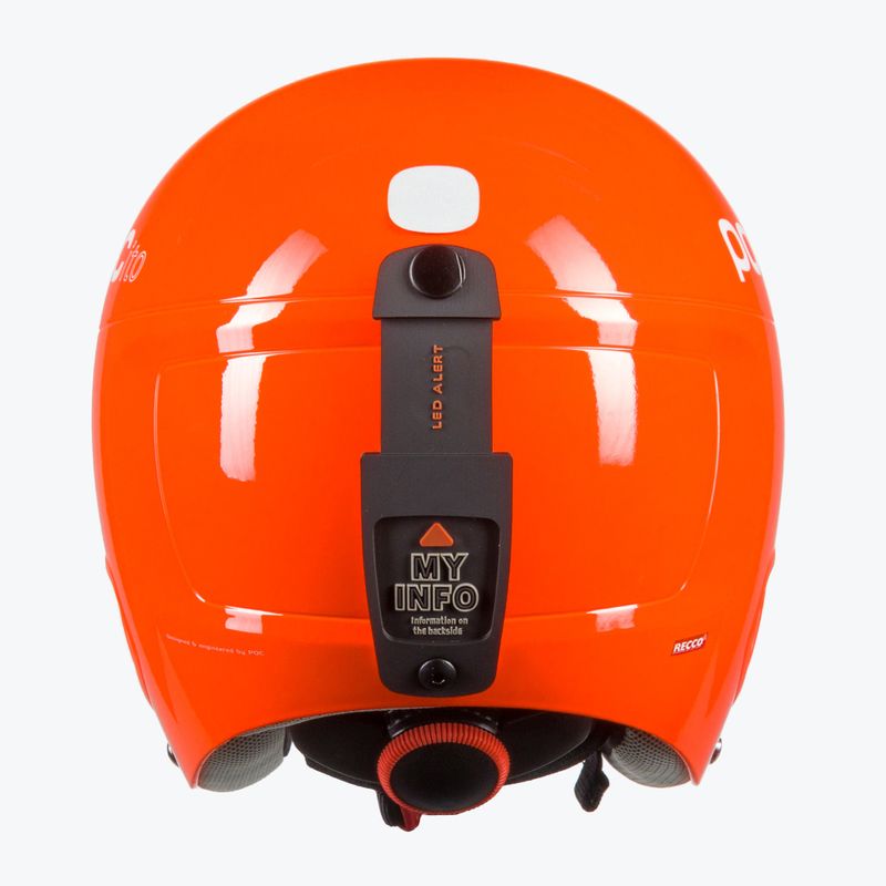 Kask narciarski dziecięcy POC POCito Skull fluorescent orange 3