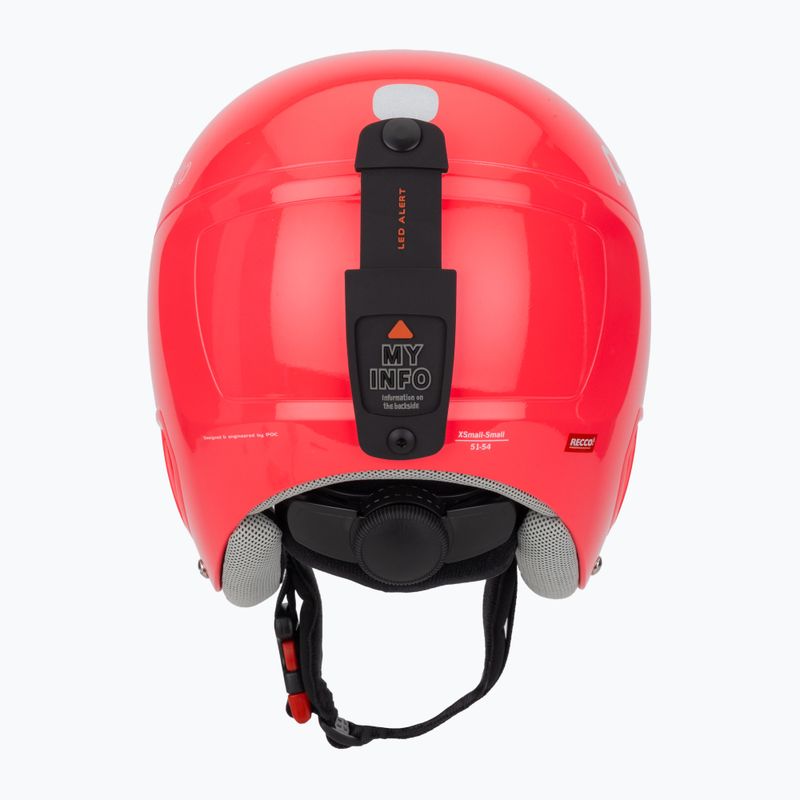 Kask narciarski dziecięcy POC POCito Skull fluorescent pink 4