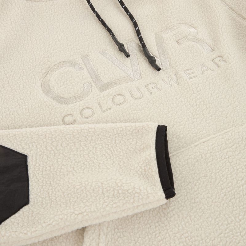 Bluza damska Colourwear Teddy Hood 2.0 light beige 3