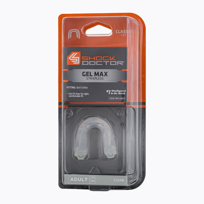 Ochraniacz szczęki Shock Doctor Gel Max clear