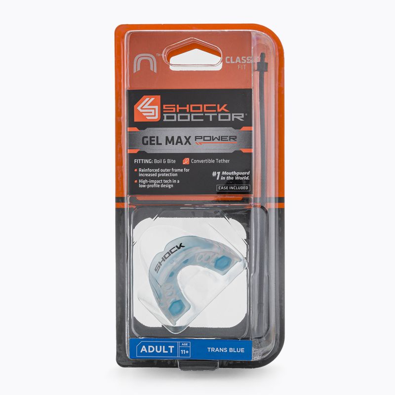 Ochraniacz szczęki Shock Doctor Gel Max Power niebieski
