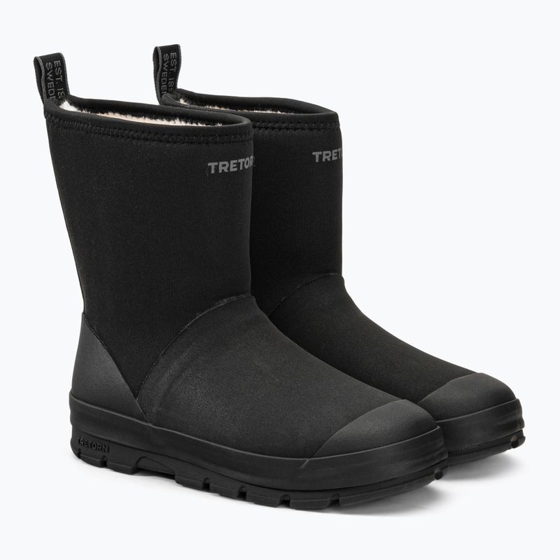 Śniegowce dziecięce Tretorn Mimas Hybrid jet black 4