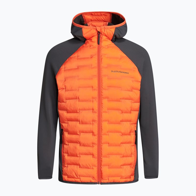 Kurtka hybrydowa męska Peak Performance M Argon Hybrid Hood zeal orange