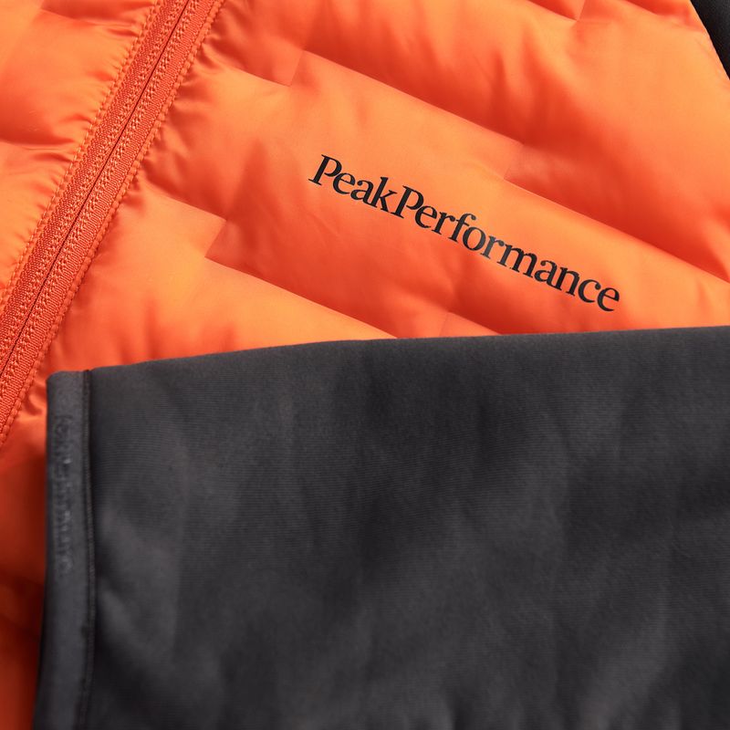 Kurtka hybrydowa męska Peak Performance M Argon Hybrid Hood zeal orange 4