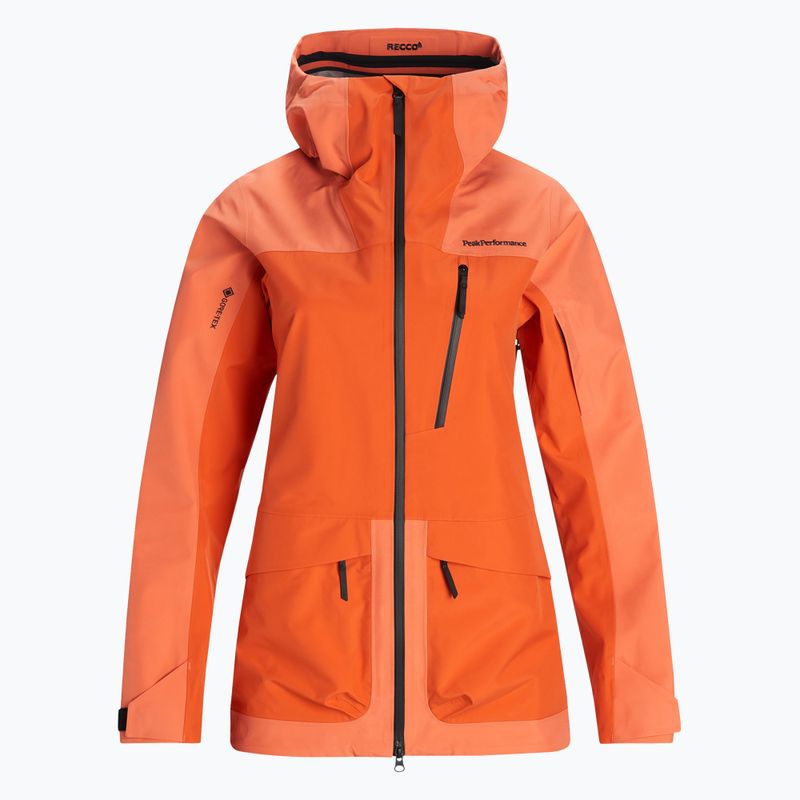 Kurtka narciarska damska Peak Performance W Vertical 3L light orange