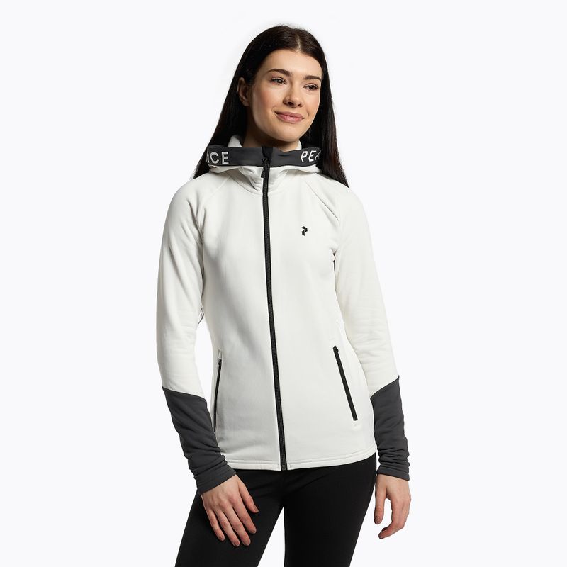 Bluza damska Peak Performance W Rider Zip Hood off white