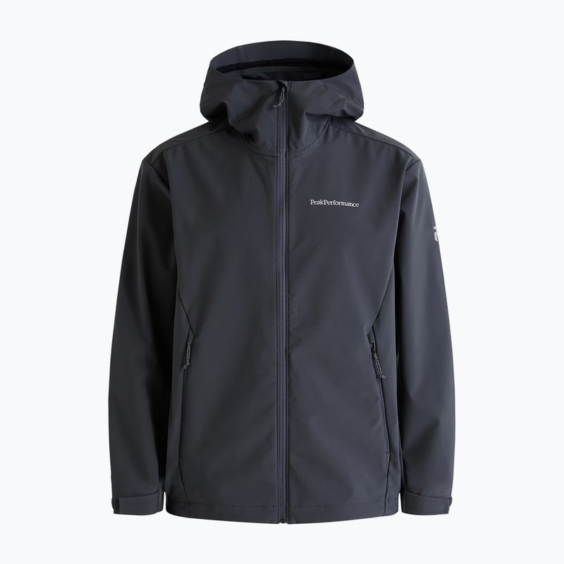 Kurtka softshell męska Peak Performance Explore Hood motion grey