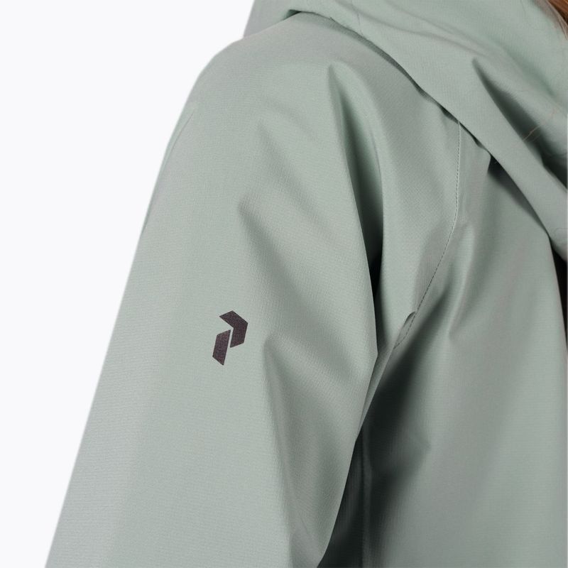 Kurtka przeciwdeszczowa damska Peak Performance Nightbreak ashen green/motion grey 4
