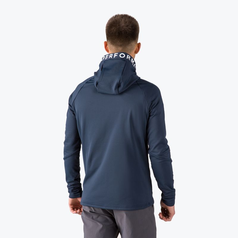 Bluza trekkingowa męska Peak Performance Rider Zip Hood 2022 blue shadow 3