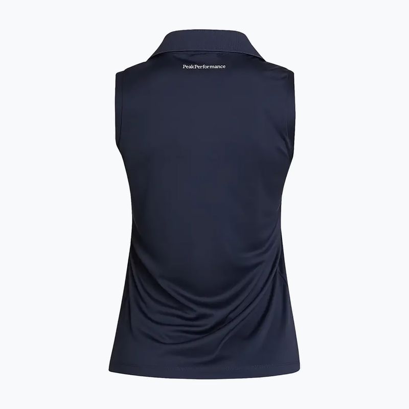 Koszulka polo damska Peak Performance Illusion SL Polo blue shadow 3