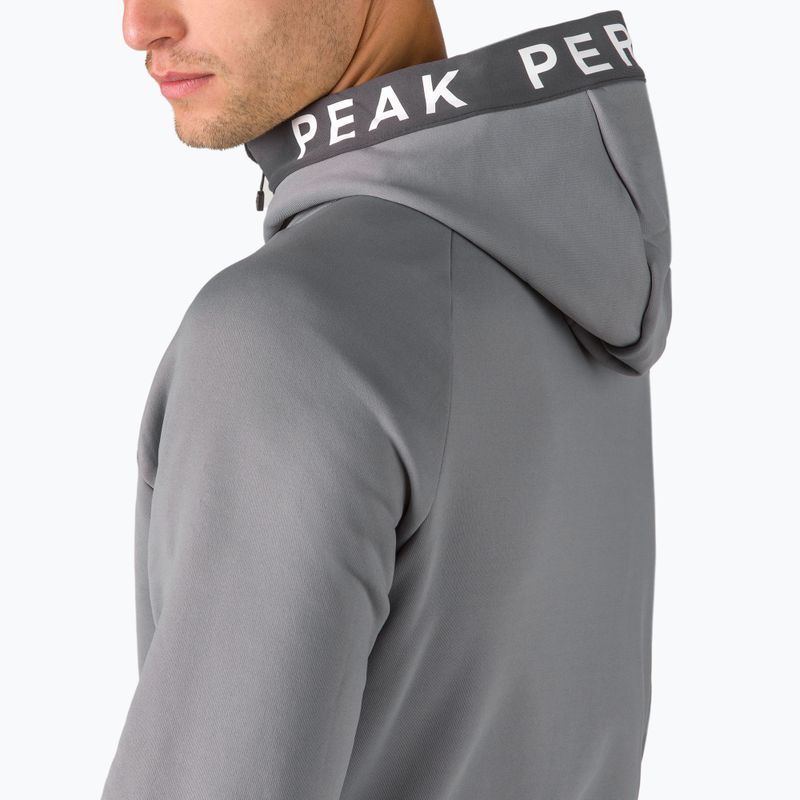 Bluza trekkingowa męska Peak Performance Rider Zip Hood quiet grey/motion grey 4