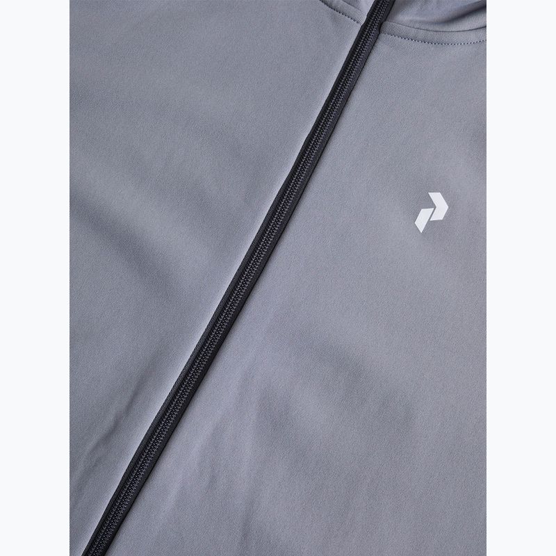 Bluza trekkingowa męska Peak Performance Rider Zip Hood quiet grey/motion grey 9
