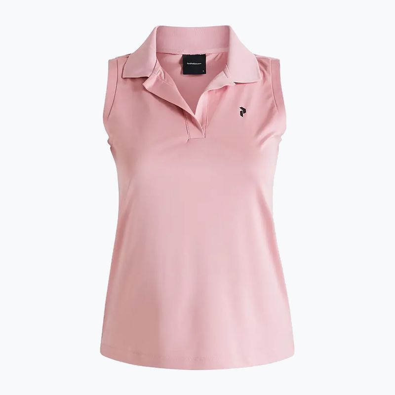 Koszulka polo damska Peak Performance Illusion SL Polo warm blush