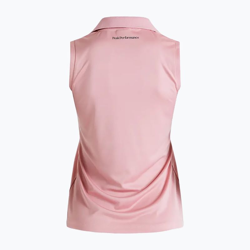 Koszulka polo damska Peak Performance Illusion SL Polo warm blush 3