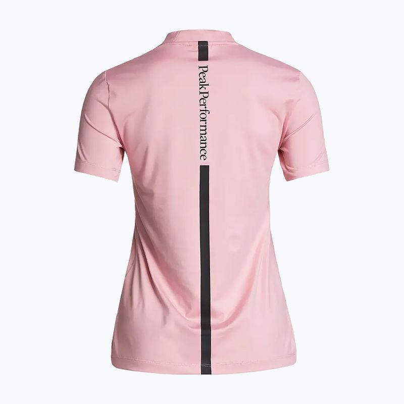 Koszulka polo damska Peak Performance Turf Zip warm blush 3