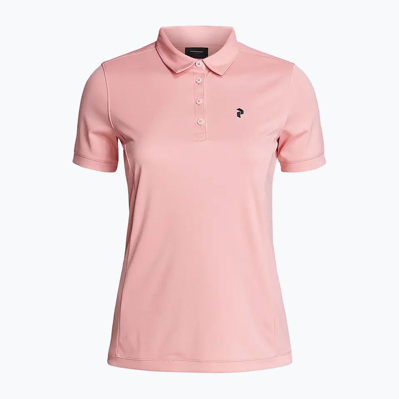 Koszulka polo damska Peak Performance Alta Polo warm blush