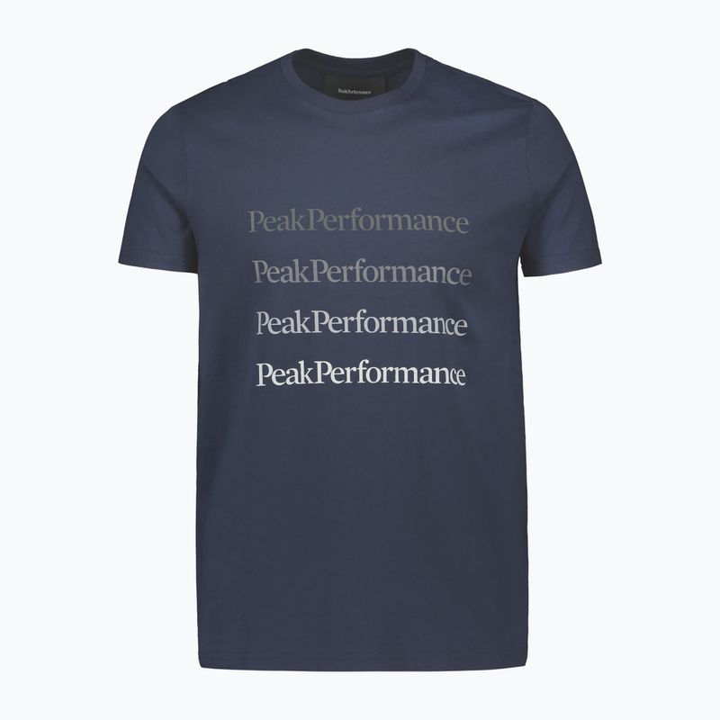 Koszulka trekkingowa męska Peak Performance Ground blue shadow 5