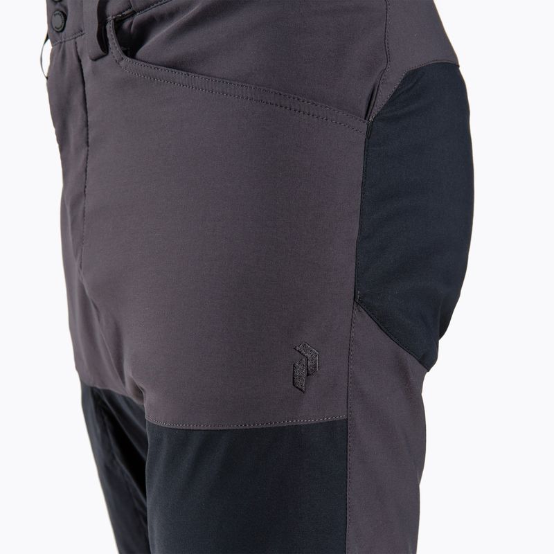 Spodnie trekkingowe męskie Peak Performance Iconiq iron cast black 4