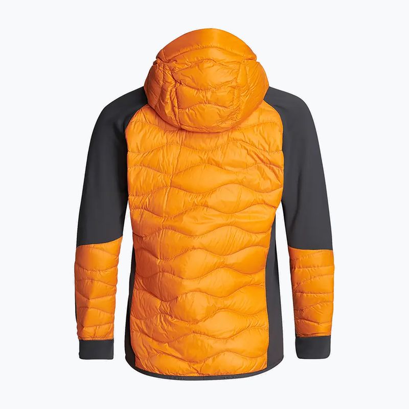 Kurtka hybrydowa męska Peak Performance Helium Down Hybrid Hood orange flare 3